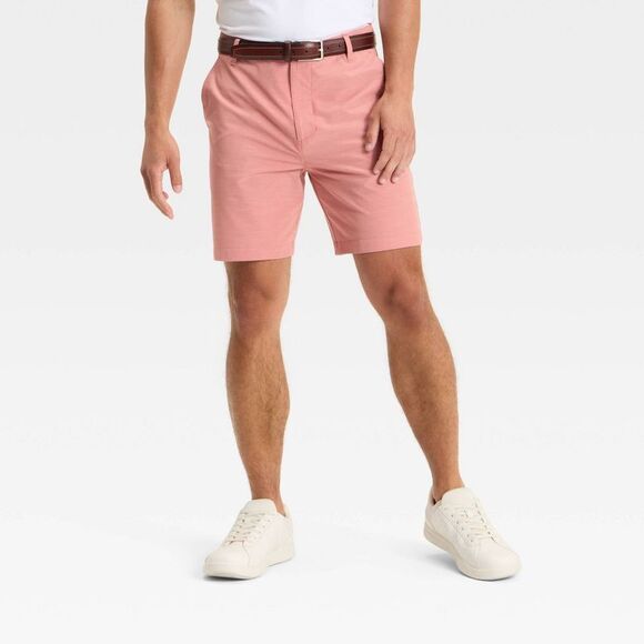 All In Motion - Men's Golf Shorts 7" - All In Motion Mauve 30 Mauve - Picture 1 of 3